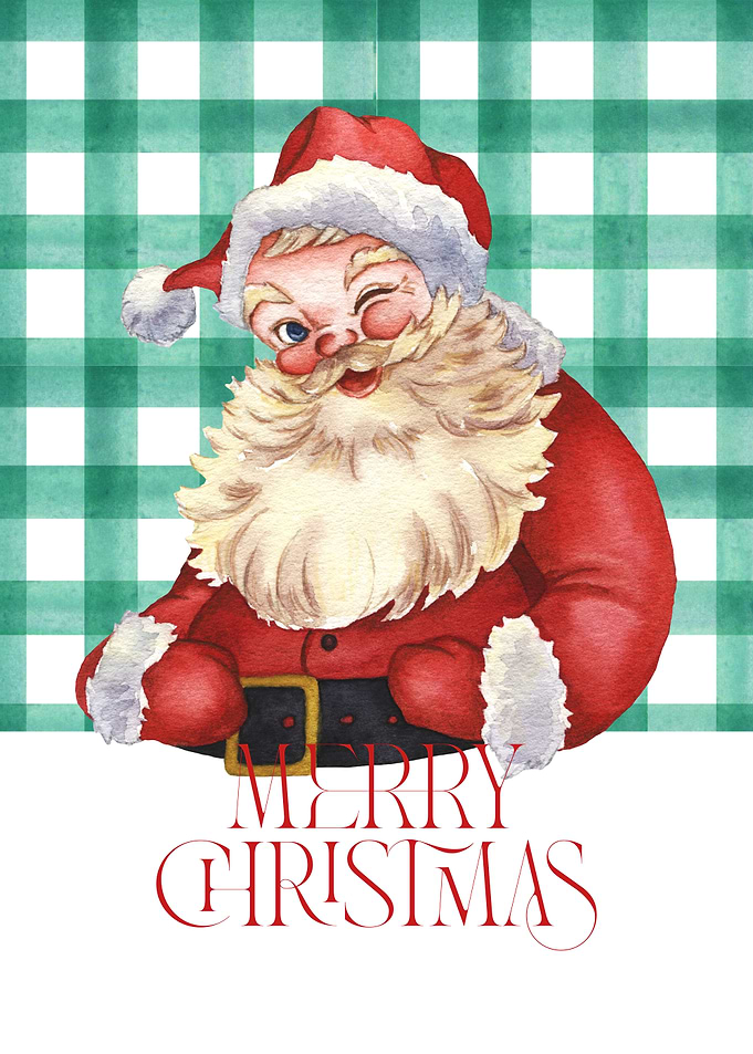 Santa Christmas Greetings