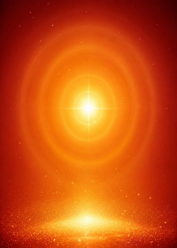 Radiant Golden Light Burst