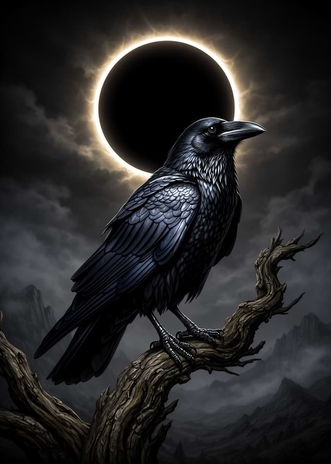 Raven Beneath the Black Sun