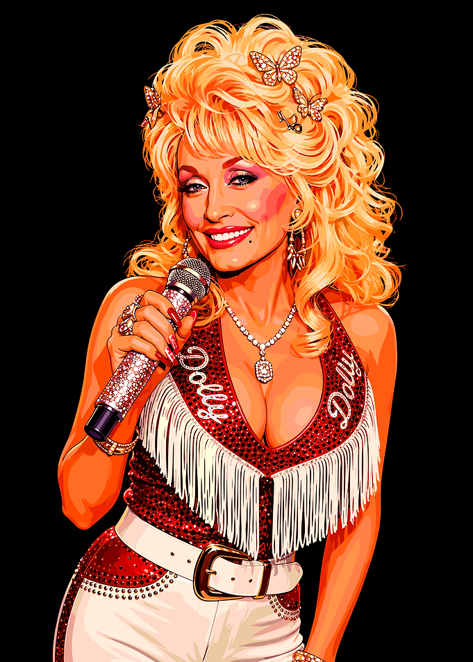Dolly Parton Pop Art Portrait