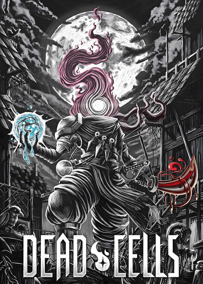 Dead Cells Game Poster Art