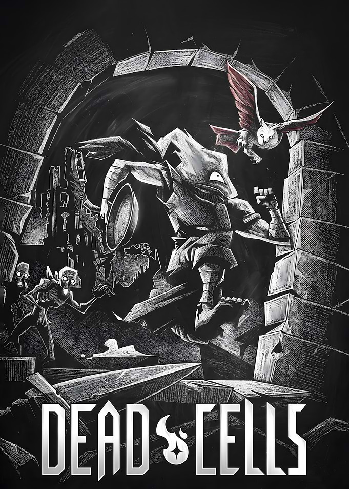 Dead Cells Game Poster Art