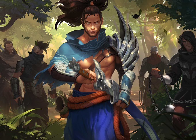 League of Legends - Yasuo Amid Falling Leaves