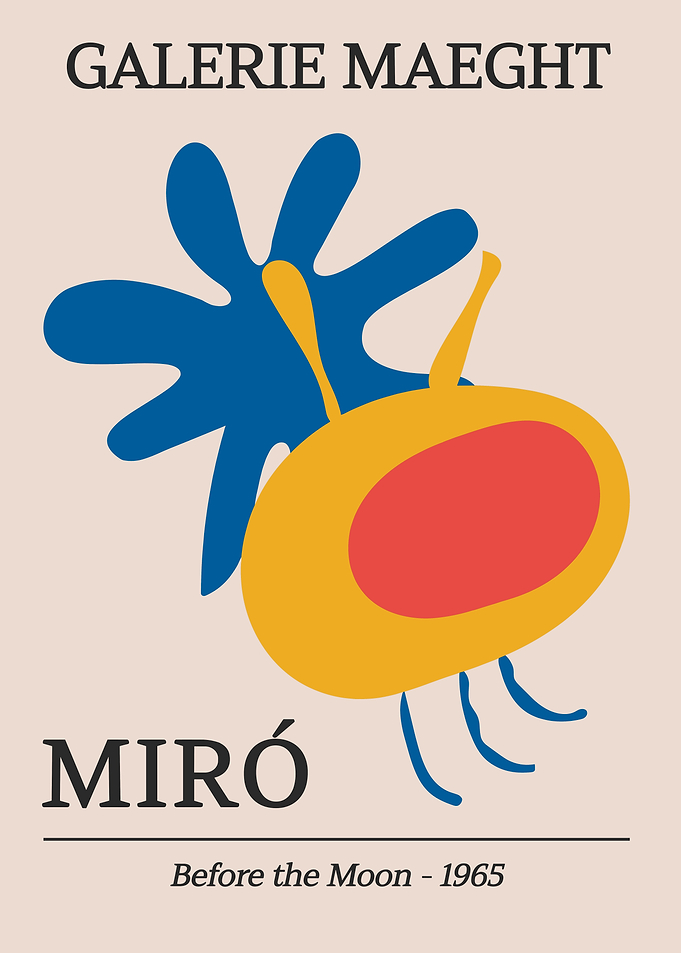 Joan Miró Galerie Maeght Exhibition Poster