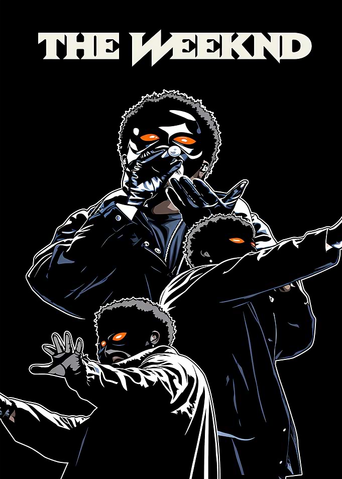 The Weeknd Graphic Poster