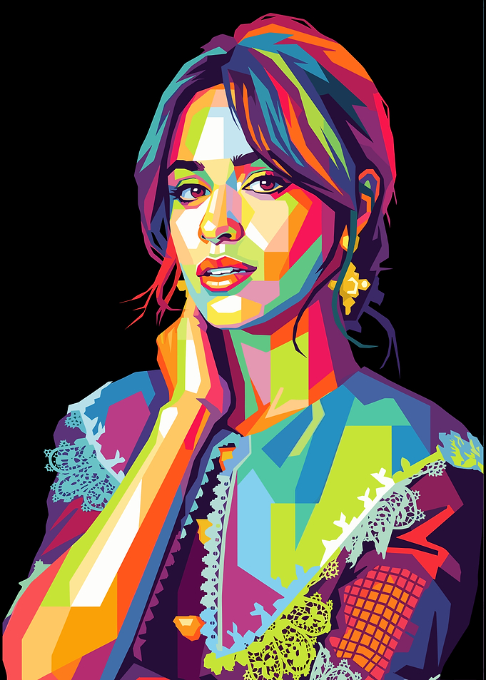 Camila Cabello Pop Art Portrait