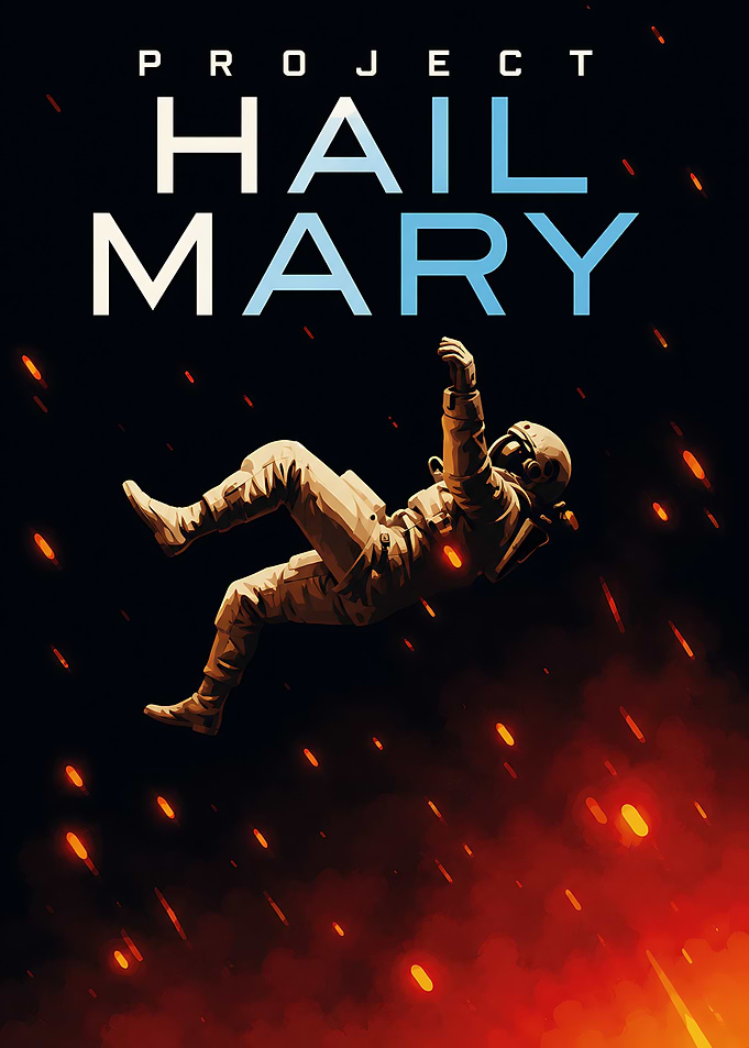 Project Hail Mary Astronaut Poster