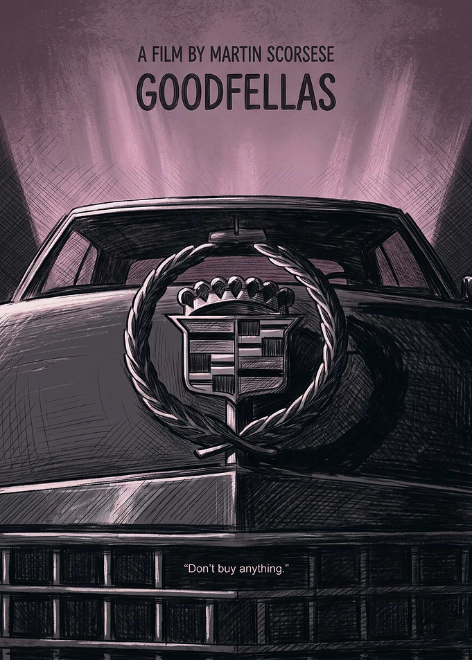 Goodfellas Movie Crime Drama Retro Poster