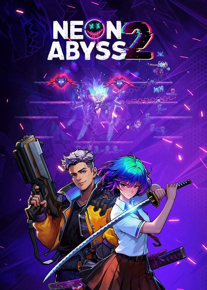 Neon Abyss 2 Game Poster