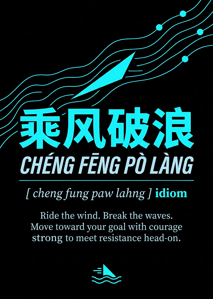 Cheng Feng Po Lang Idiom Poster