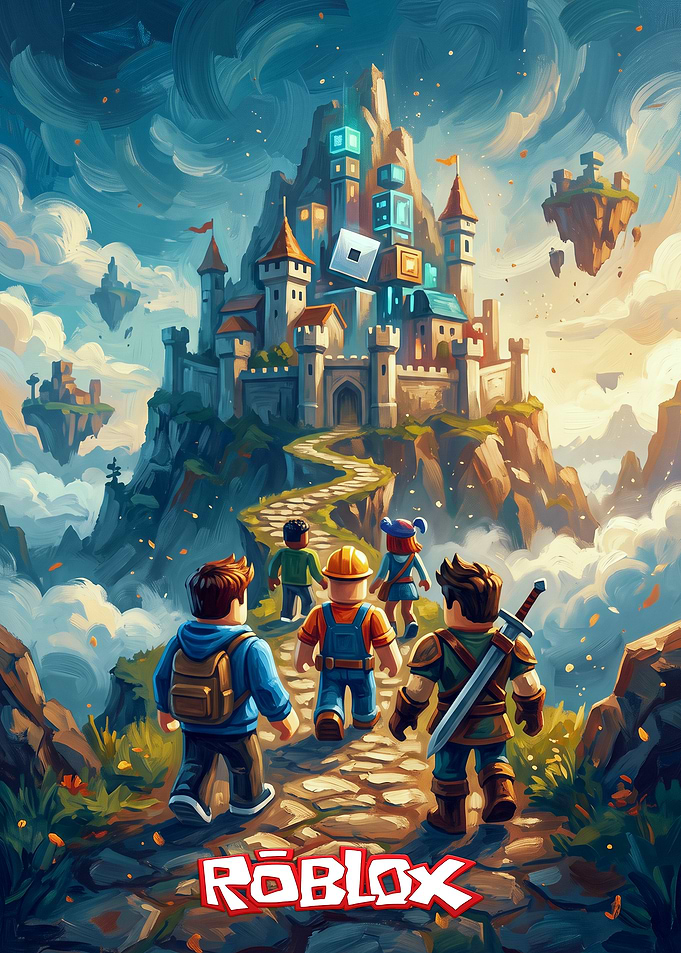 Roblox Adventure Fantasy Castle Poster