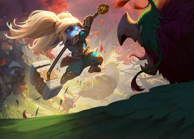 League of Legends - Poppy Swings Her Hammer