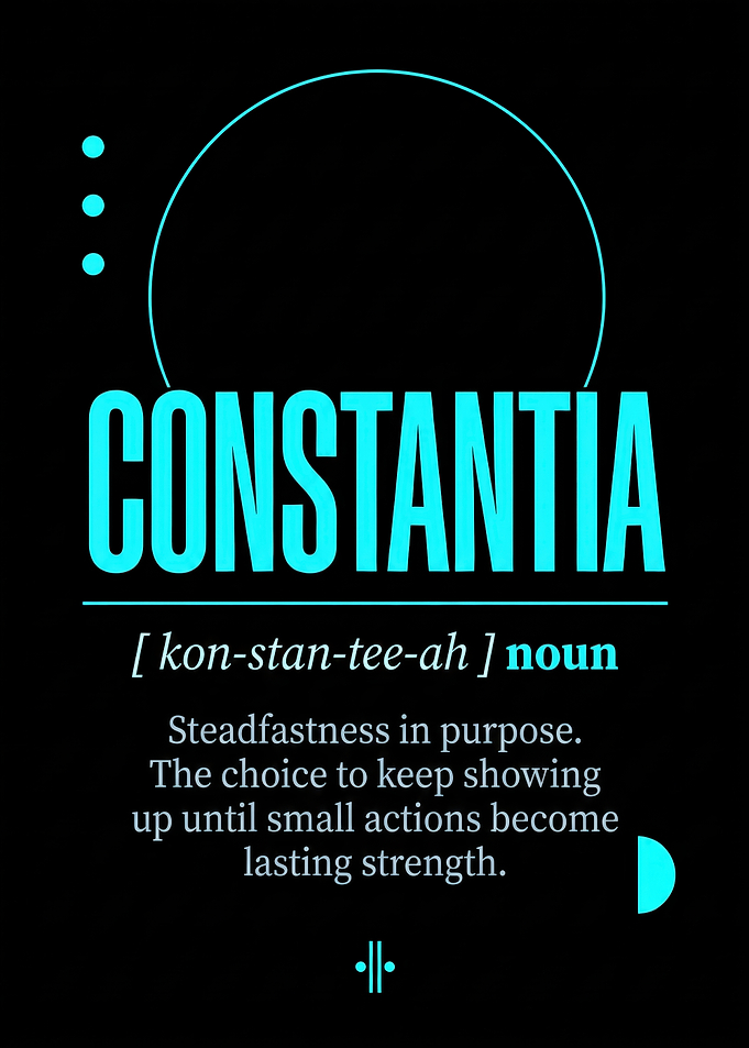 Constantia Definition Inspirational Poster