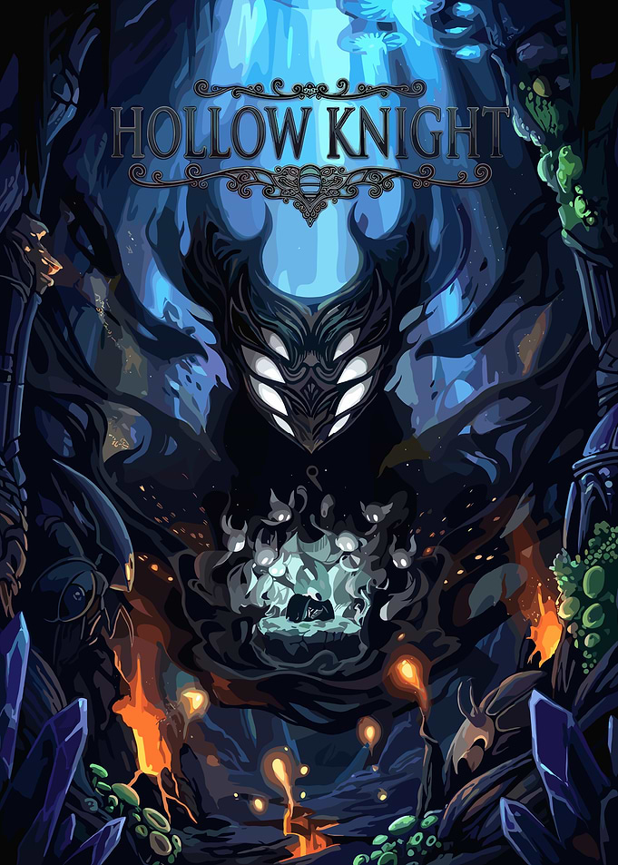 Hollow Knight Void and Abyss Poster
