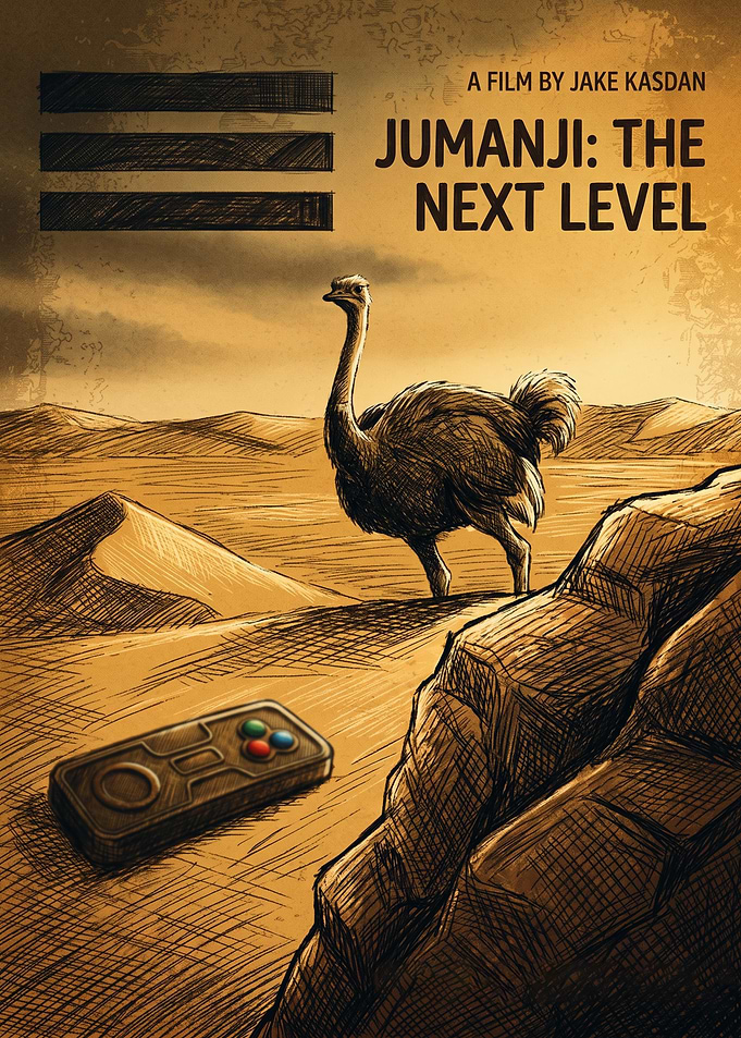 Jumanji The Next Level Movie Adventure Art
