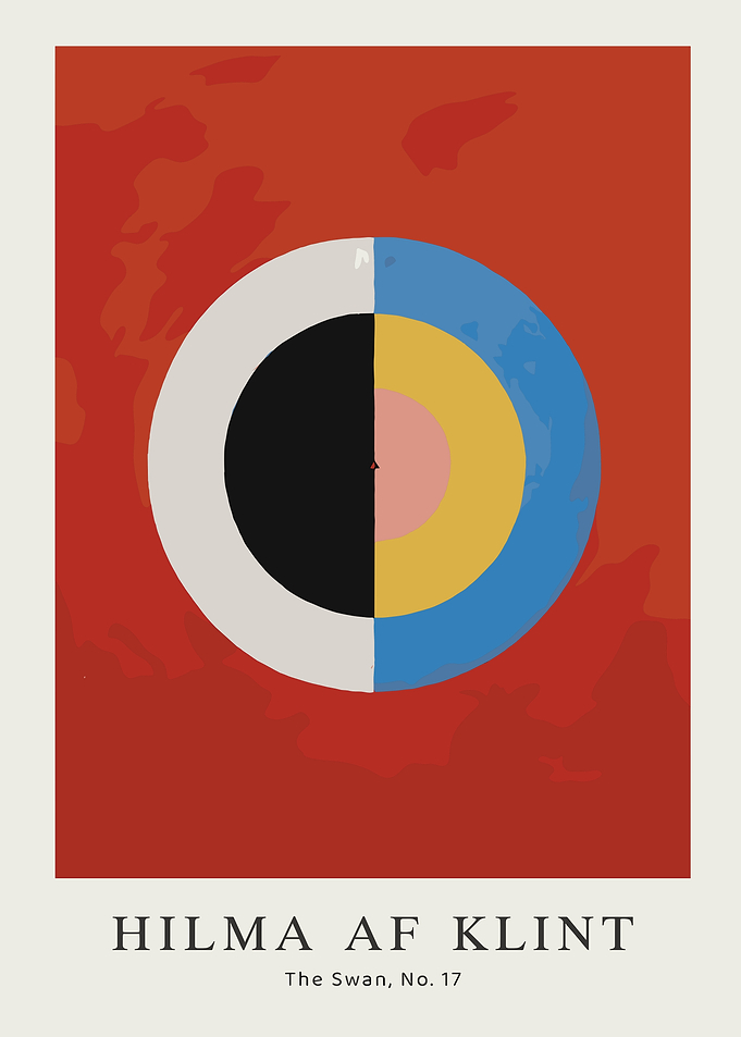 Hilma af Klint The Swan Poster
