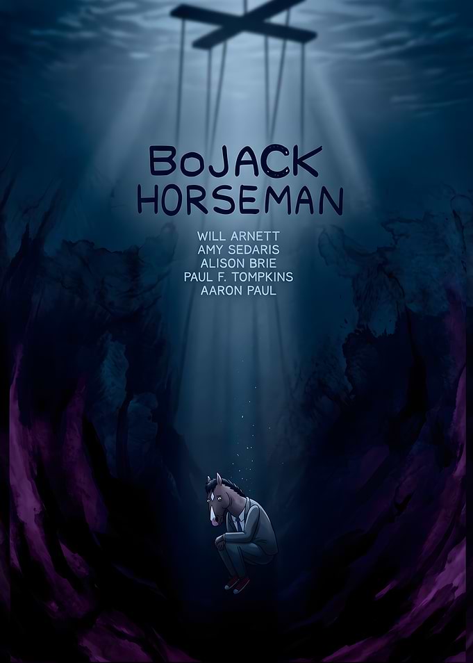 BoJack Horseman Underwater Poster