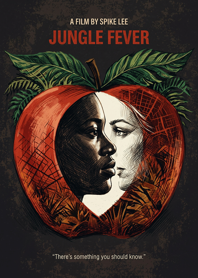 Jungle Fever Movie Romantic Drama Vintage Art