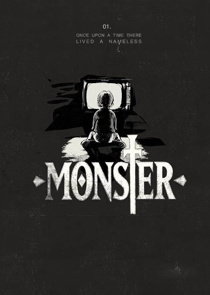 Monster Anime Minimalist Poster