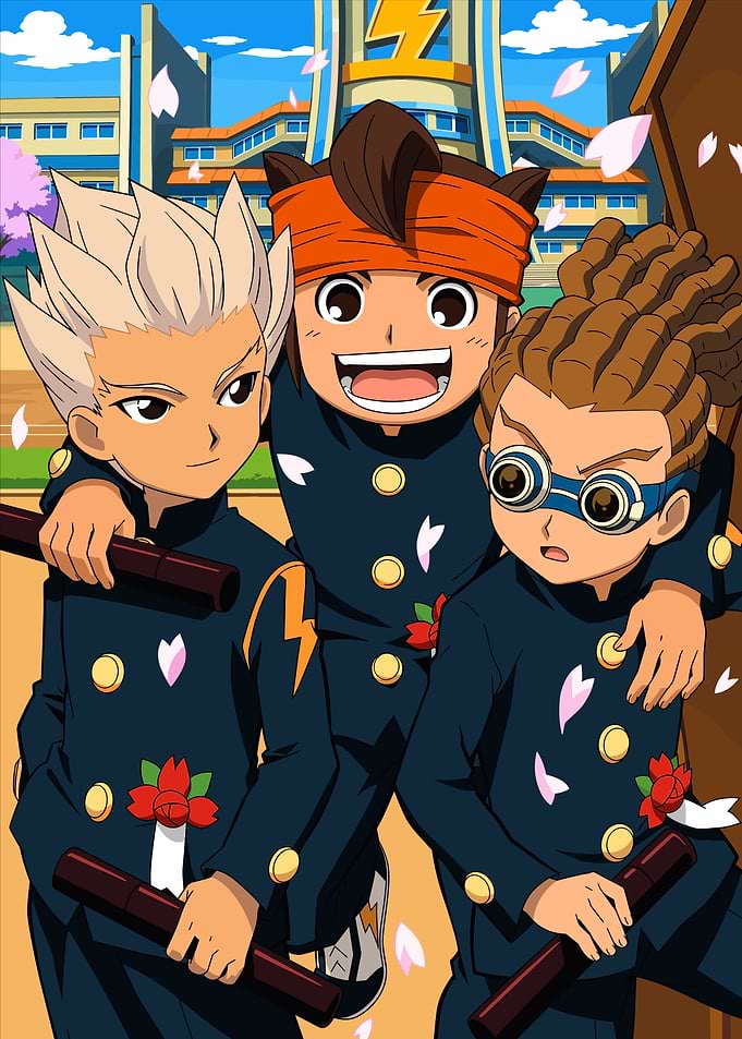 Inazuma Eleven Graduation Day Illustration