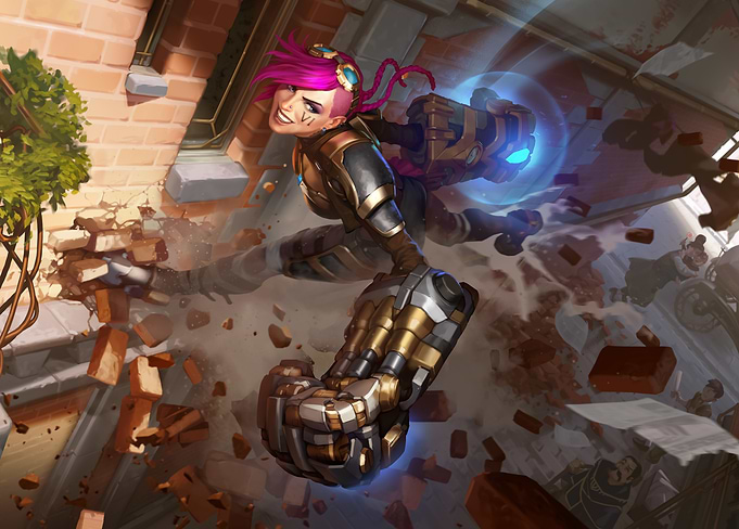 League of Legends - Vi Smashes Through