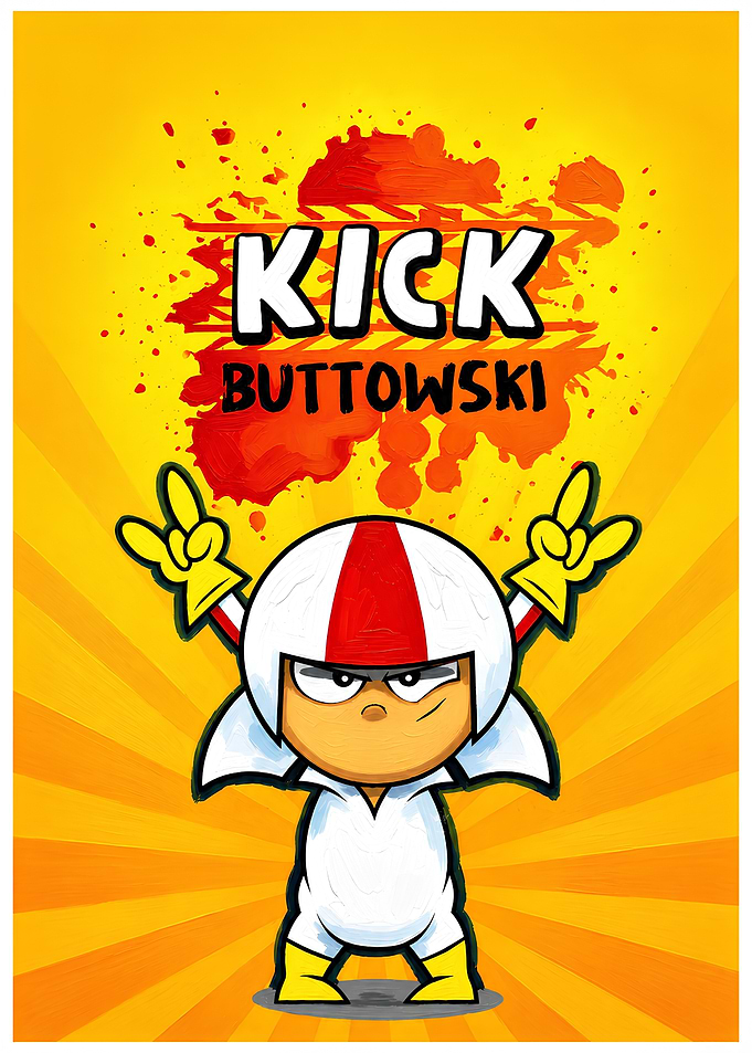 Kick Buttowski Cartoon Poster