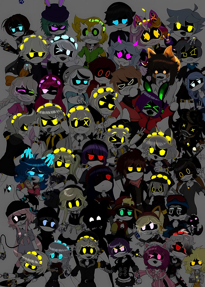 Murder Drones Character Collage
