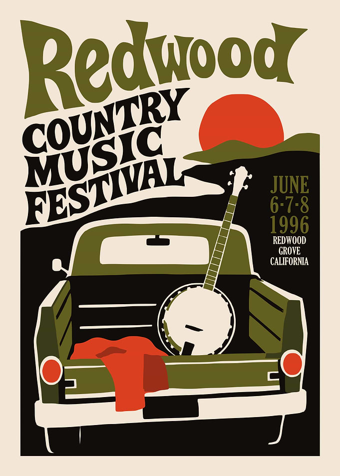 Redwood Country Music Festival Poster