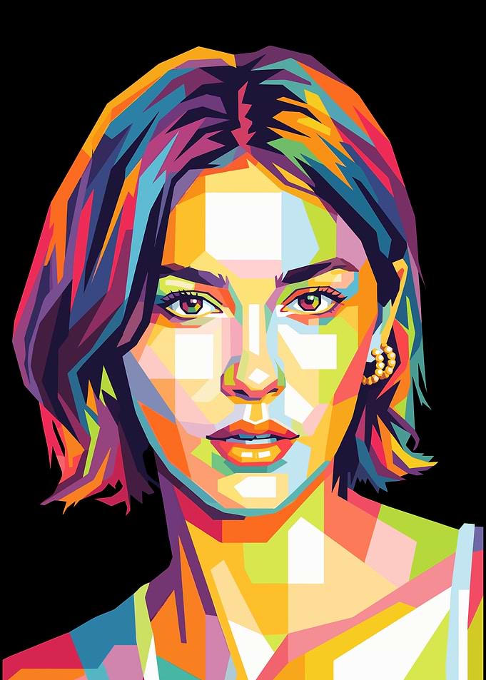 Gracie Abrams Pop Art WPAP