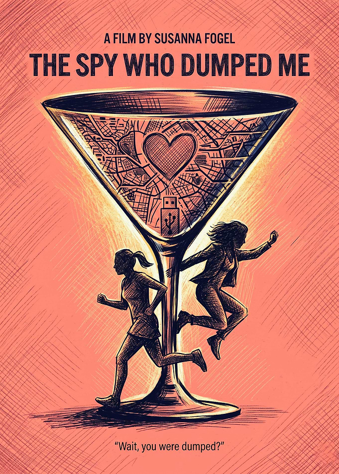 The Spy Who Dumped Me Movie Comedy Action Art