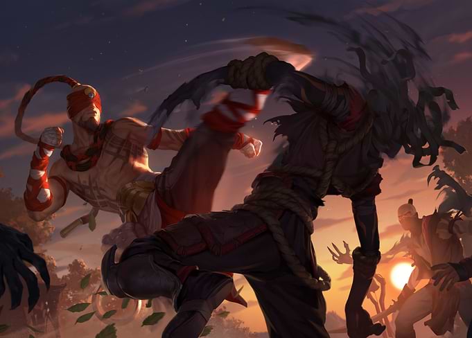 League of Legends - Lee Sin, Fists of Fire