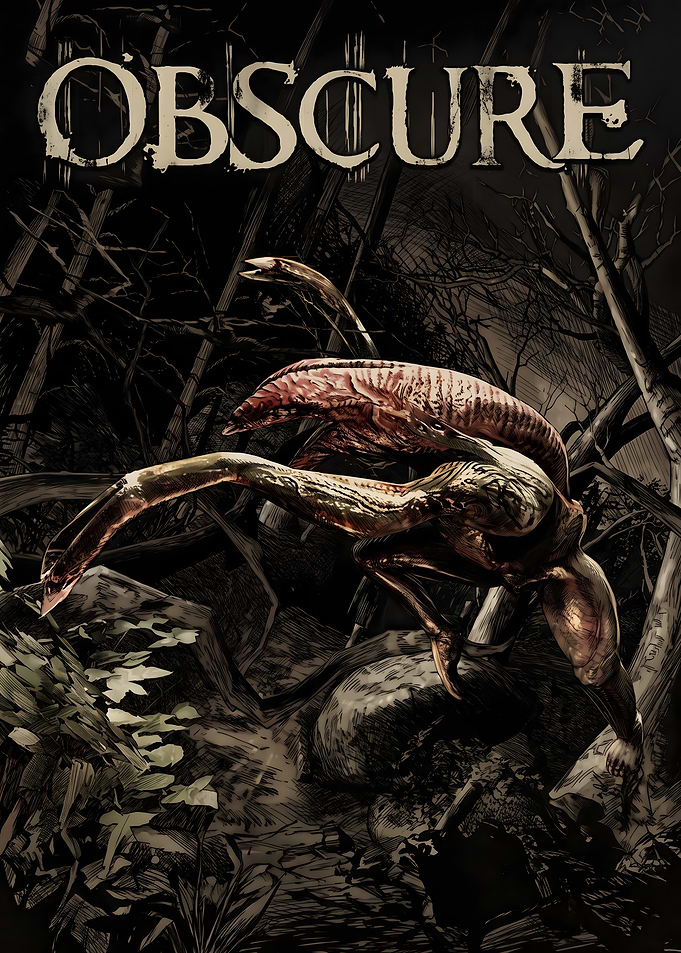 Obscure Video Game Horror Poster