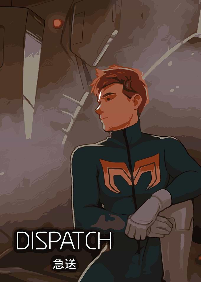 Dispatch Anime Style Character Poster