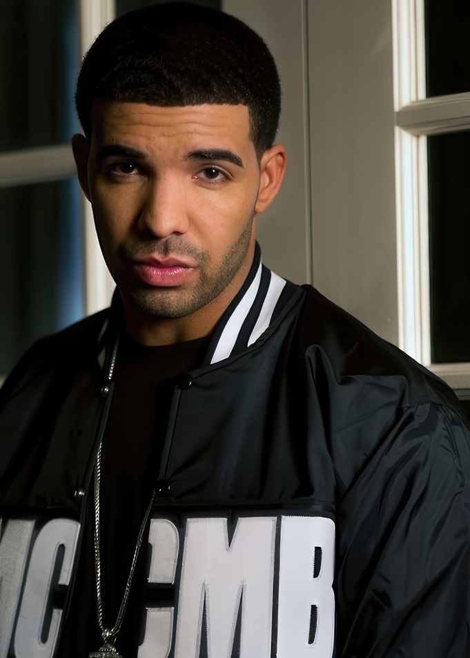 Portrait of Rapper Drake
