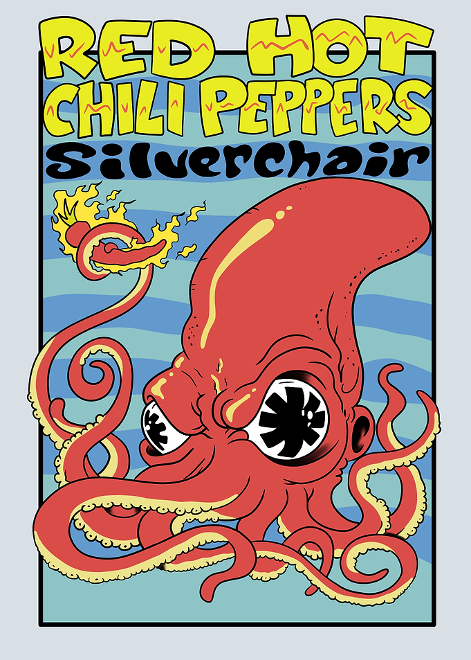 Red Hot Chili Peppers Silverchair Poster