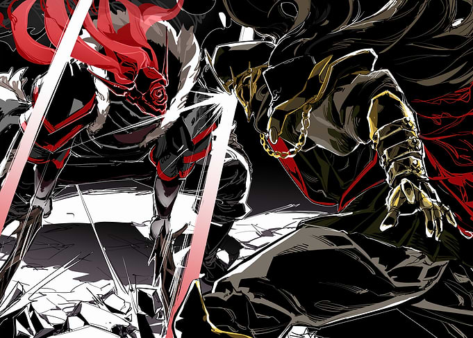 Epic Duel of Armored Warriors