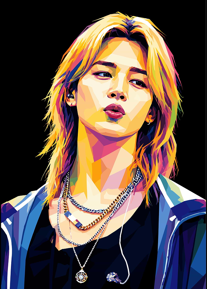 Jimin Pop Art Portrait