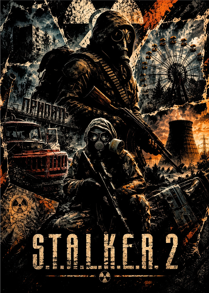 S.T.A.L.K.E.R. 2 Post-Apocalyptic Poster