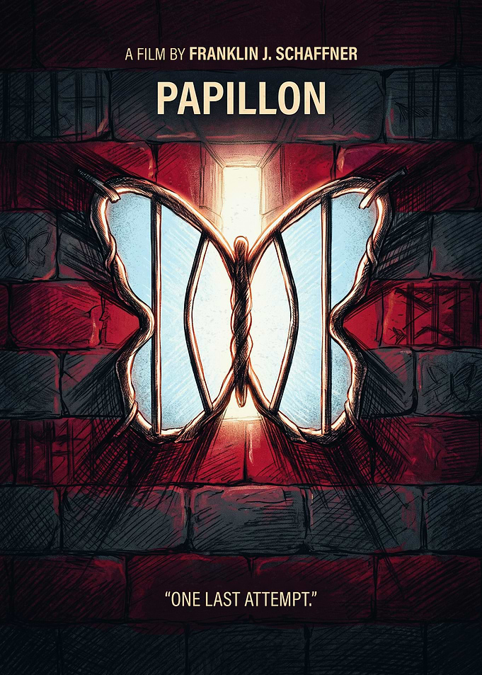 Papillon Movie Adventure Prison Escape Art