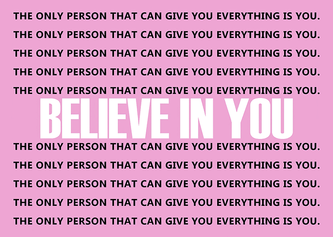 Believe In You Inspirational Quote Poster