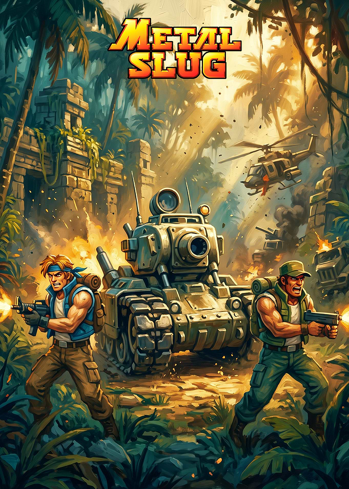 Metal Slug Jungle Combat Poster