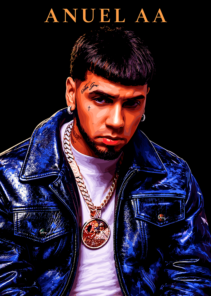 Anuel AA Portrait Poster