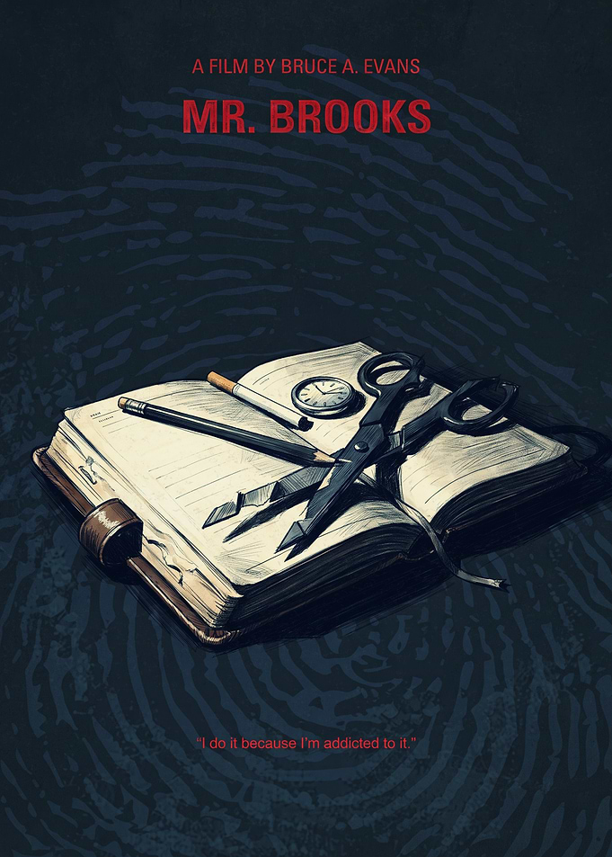Mr Brooks Movie Psychological Thriller Art