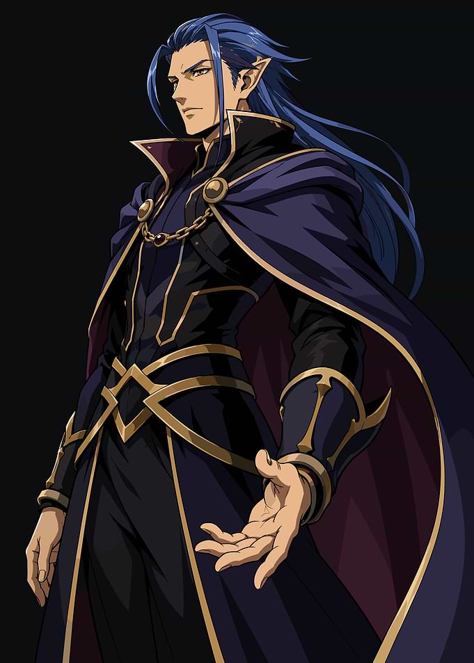 Elf Prince in Royal Armor