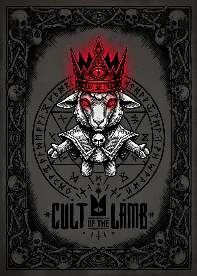 Cult of the Lamb Dark Poster