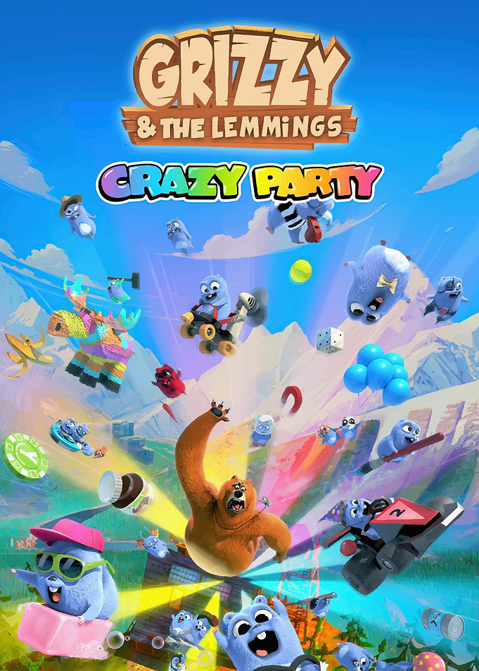 Grizzy and the Lemmings Crazy Party