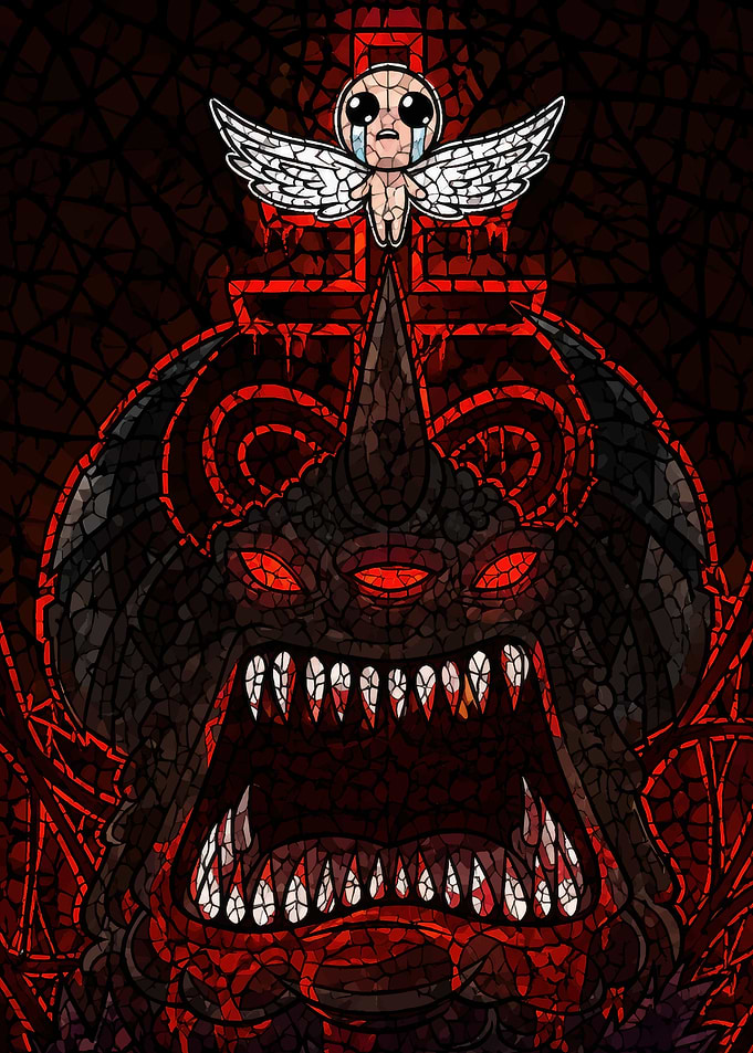 The Binding of Isaac Stained Glass
