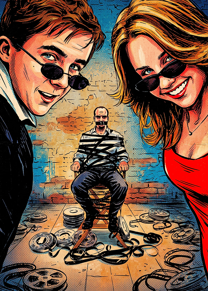 Pulp Fiction Inspired Pop Art Illustration