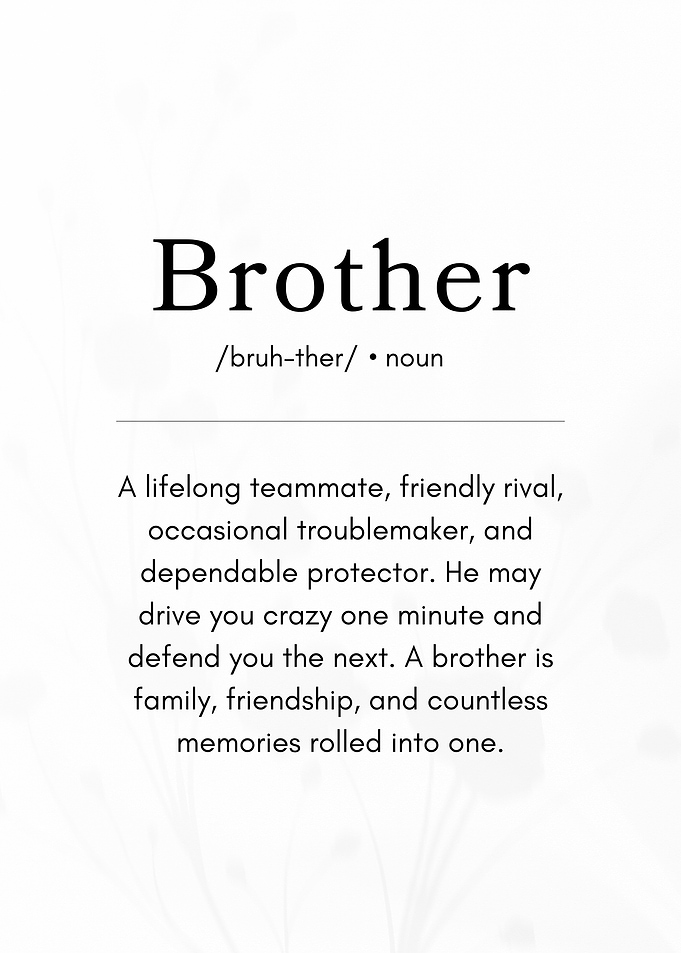Brother Definition