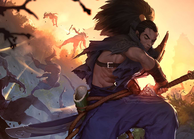 League of Legends - Yasuo Amid Falling Leaves